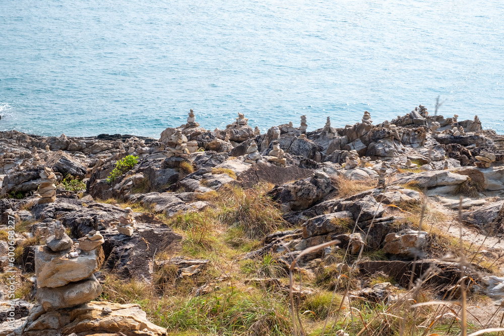 Obraz premium Ao Pakarang, also known as Ao Karang beach is located in the far south tip of Koh Samed , Rayong THAILAND