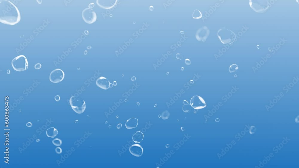 Water bubbles loop