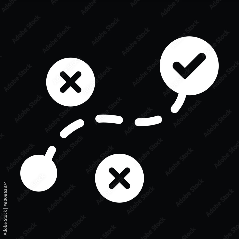 Check mark and wrong mark icons Check mark and wrong mark icons