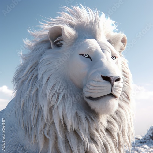 Nature with animal lion image