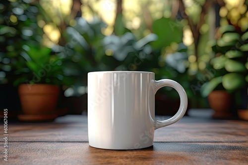 Coffee white ceramic mug, blank Mug MockUp, Coffee Cup 