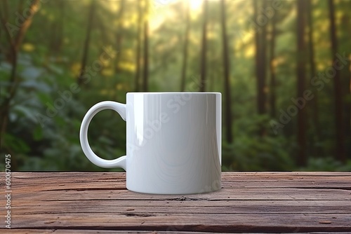 Coffee white ceramic mug, blank Mug MockUp, Coffee Cup 