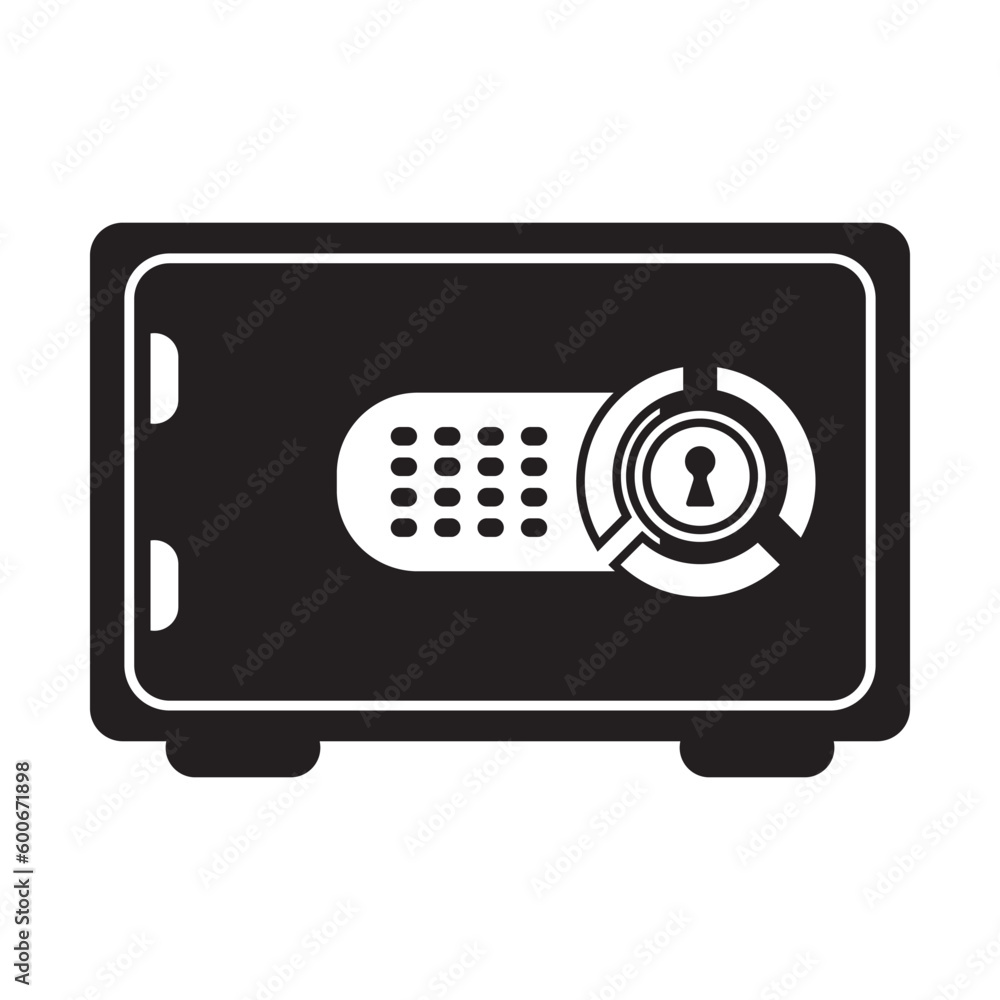 Safe storage symbol icon, logo vector illustration design template Safe storage symbol icon, logo vector illustration design template