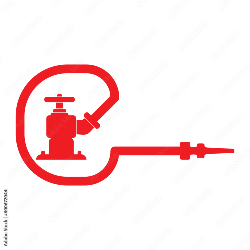 Fire hydrant symbol icon, logo vector illustration design template Fire hydrant symbol icon, logo vector illustration design template