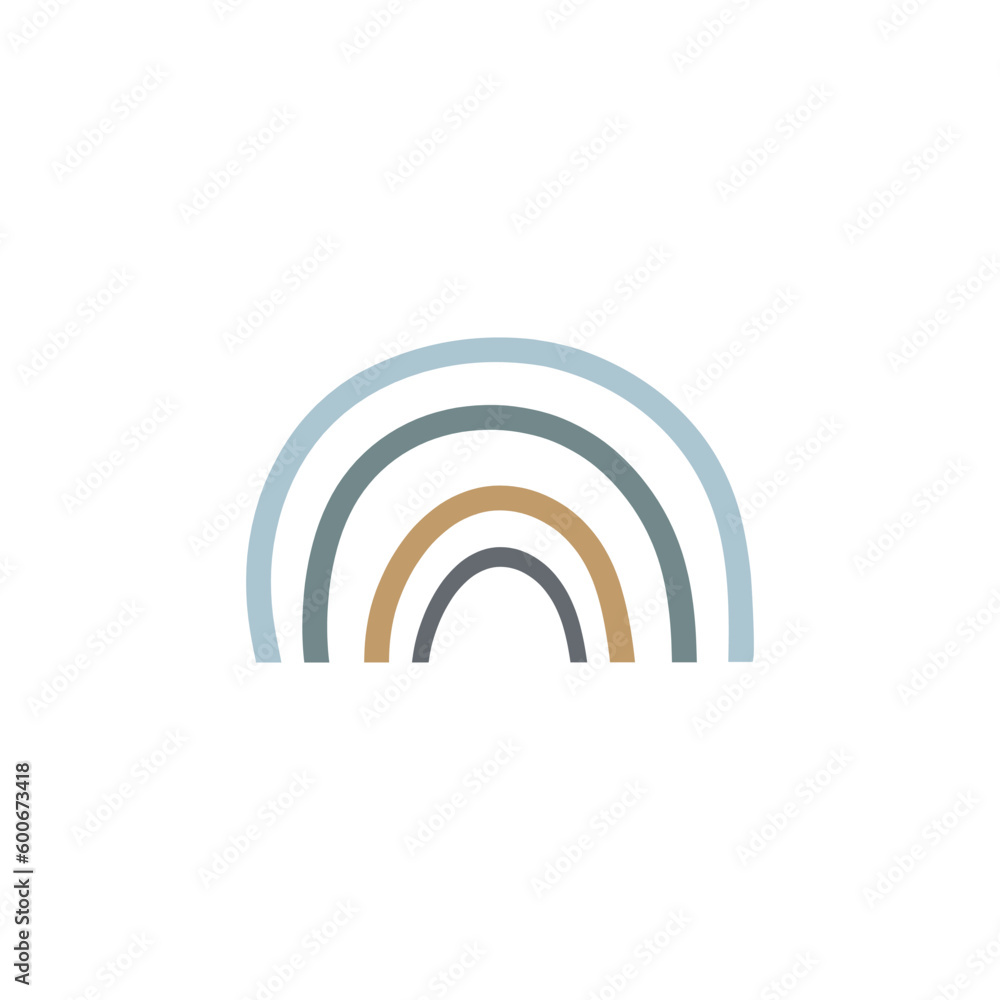 Cute vector rainbow isolated on a white background. Children's printing for printing, T-shirts and textiles. Wrapping paper. Cute vector rainbow isolated on a white background. Children's printing for printing, T-shirts and textiles. Wrapping paper.