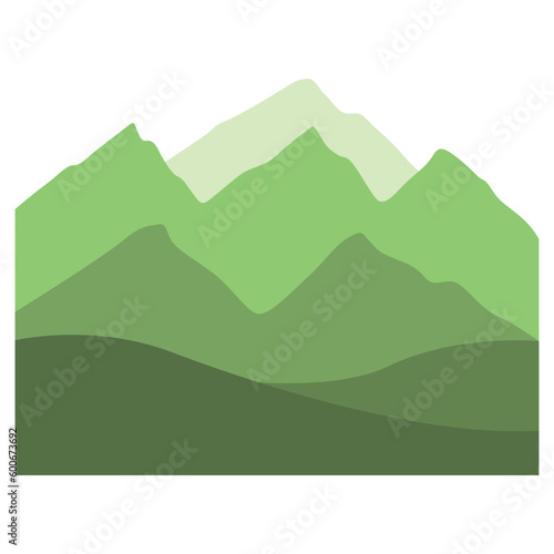 Mountain Lanscape Illustration