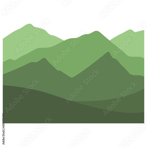 Mountain Lanscape Illustration