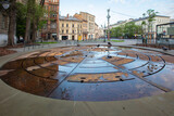 The fountain dedicated to the Hero of Ukraine Dmytro 