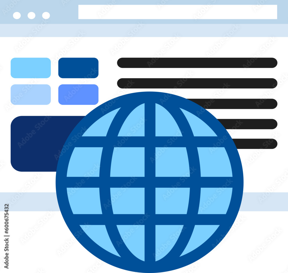 device screen icons, web, graphics, technology colored device screen icons, web, graphics, technology colored