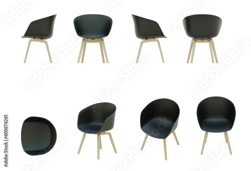 Chair cutout png matte finished