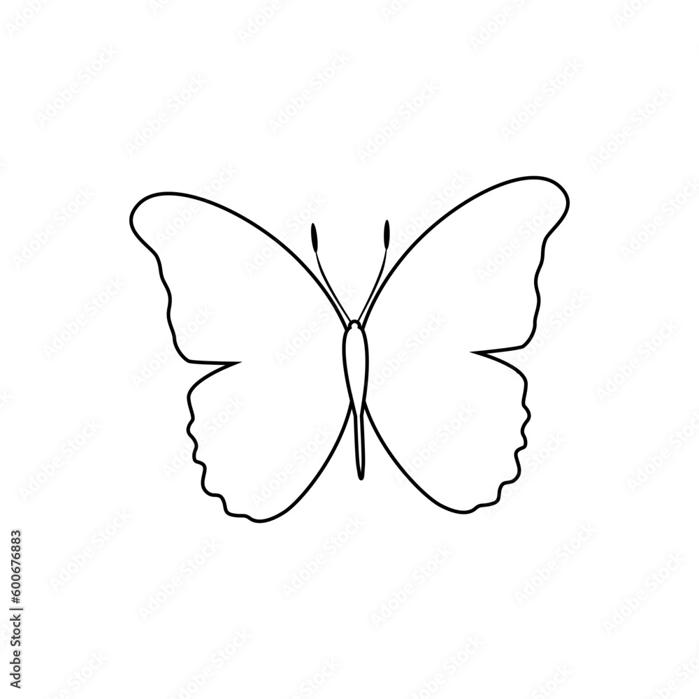 Butterfly vector icon. insect illustration sign. moth symbol. Butterfly vector icon. insect illustration sign. moth symbol.