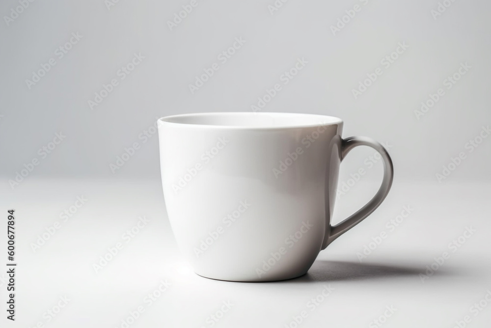 white cup isolated on white white cup isolated on white