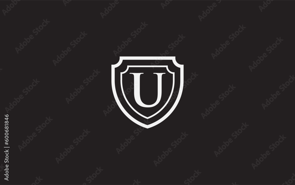 Protection and double shield logo design vector for your brand and business with the letters and alphabet Protection and double shield logo design vector for your brand and business with the letters and alphabet