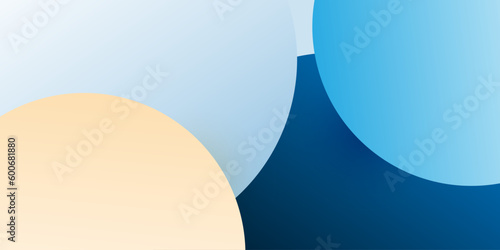 Abstract Minimalist Geometric Brown and Blue Background, Circles Pattern - Multi Purpose Vector Illustration,  Desgin Template, Applicable for Web, Technology Designs, Presentations, Posters, Placards