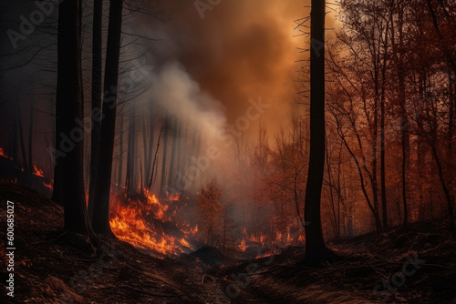 Epic Forest fire, Generative AI