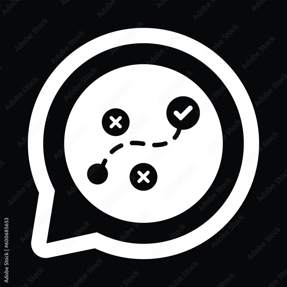 Message Delivered Successfully chat icon logo vector template Message Delivered Successfully chat icon logo vector template