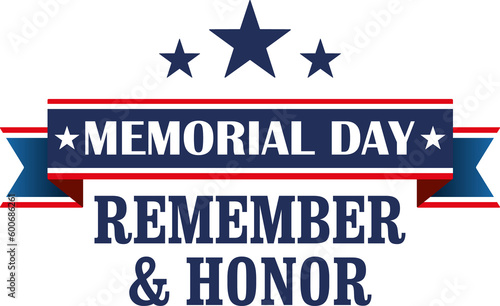 Принти на полотні Memorial Day Remember and Honor