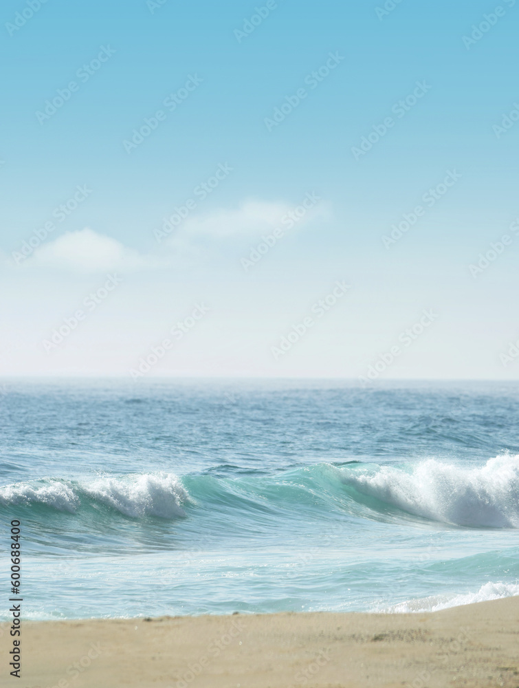 Einsame Welle am Meer