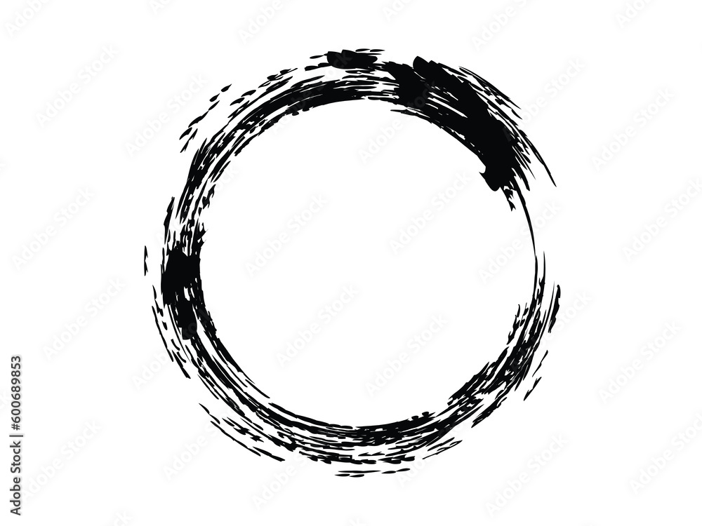 Grunge circle made of black paint.Grunge circle made of black ink.Grunge oval shape made for marking. Grunge circle made of black paint.Grunge circle made of black ink.Grunge oval shape made for marking.