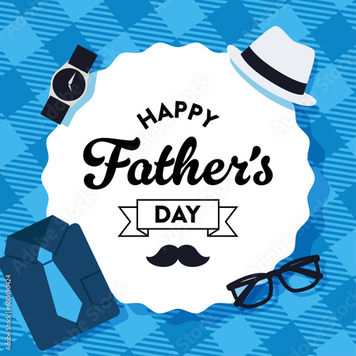 父の日のためのベクターイラスト。バナーやポスターに。