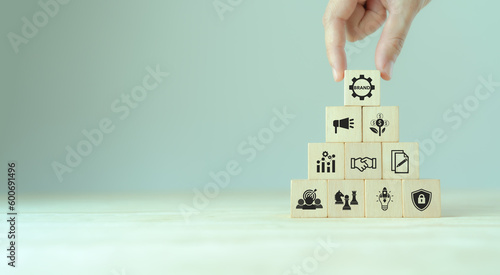 Foto Build a strong brand, Brand concept