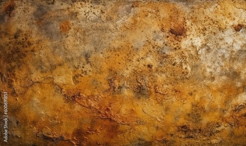 Texture of golden decorative plaster or concrete, Abstract grunge background for design, generative AI