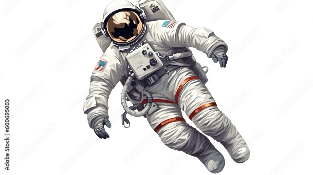 Astronaut isolated on transparent background png
