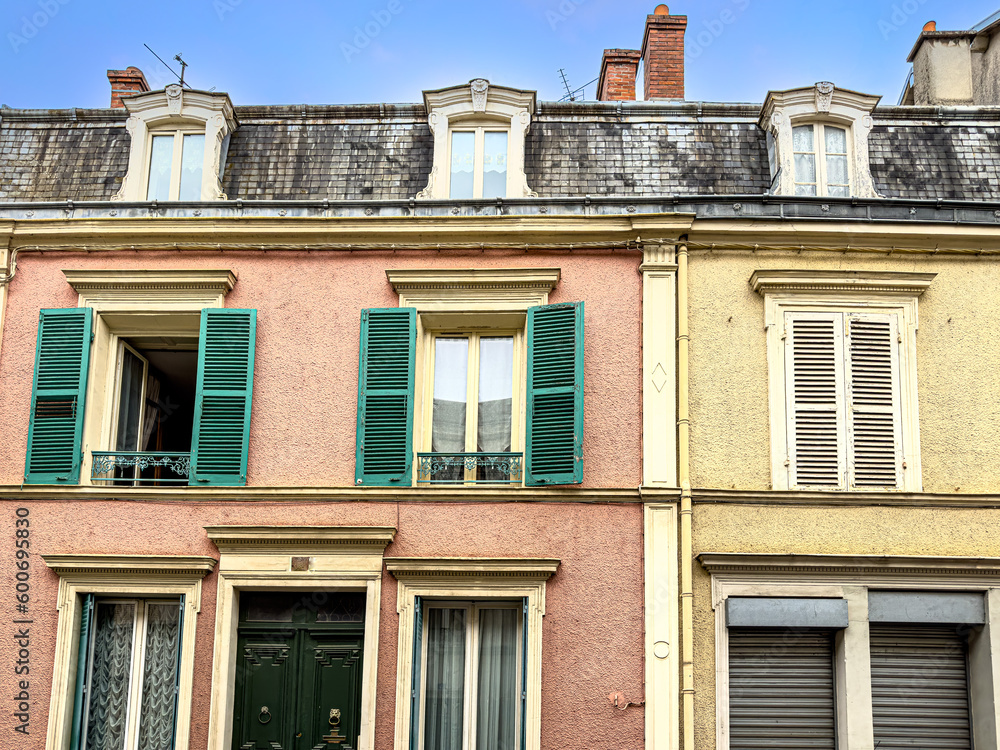 Antique building view in Etampes, France