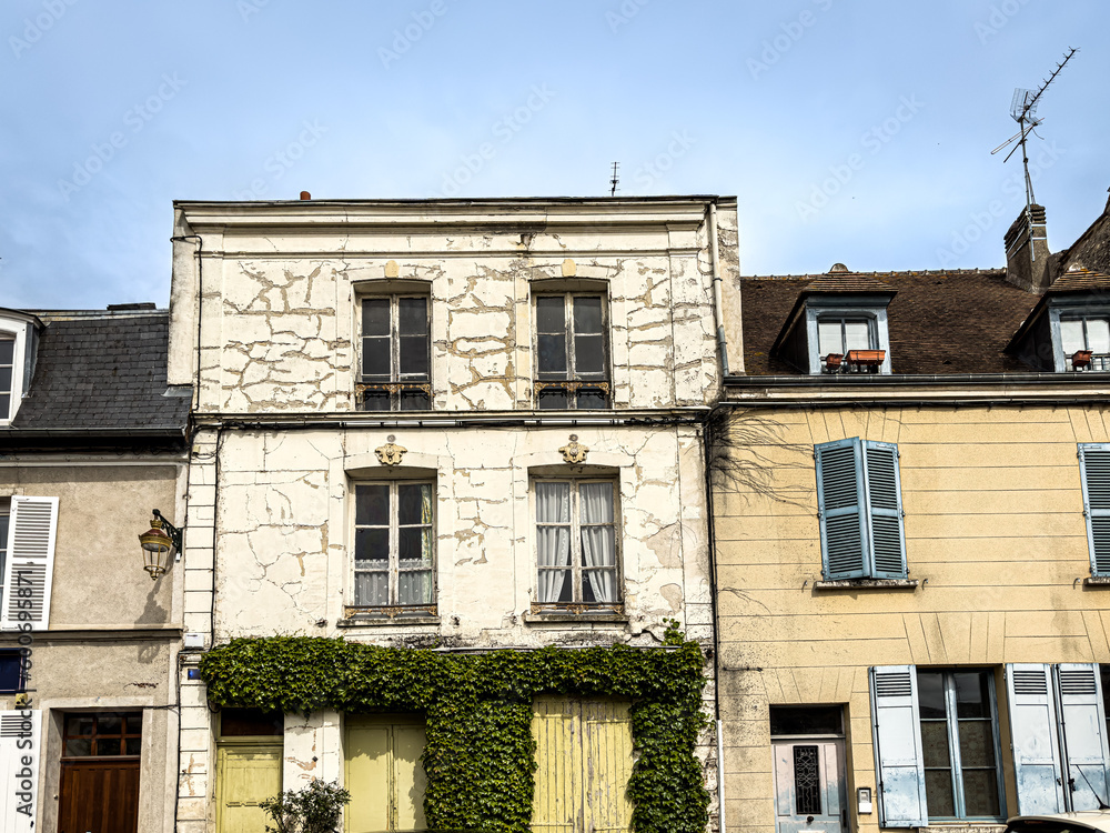 Antique building view in Etampes, France