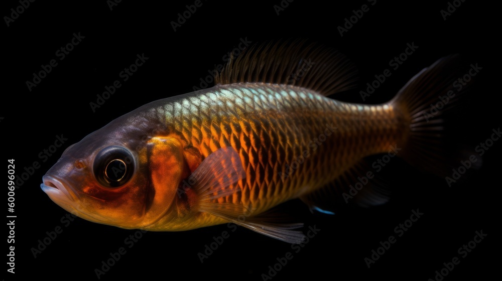 Beautiful aquarium fish. AI generative. Beautiful aquarium fish. AI generative.
