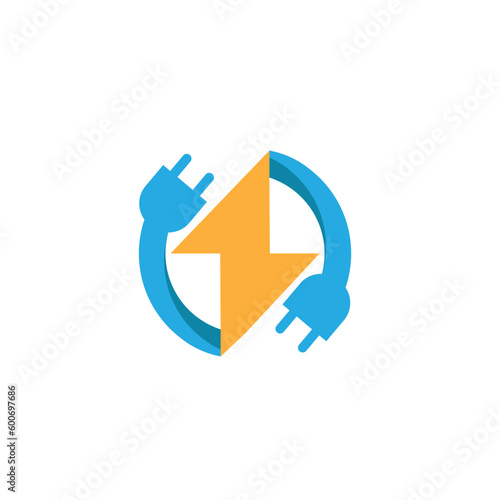 Free Download electric energy technology logo modern power charge - GFXLoad