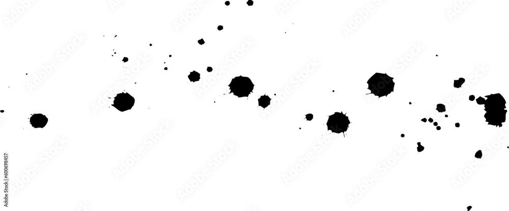 Black ink, ink smears, stains, blots, brushes, lines, rough. Black brush strokes, elements of artistic design. Vector illustration. Isolated on transparent background. Black ink, ink smears, stains, blots, brushes, lines, rough. Black brush strokes, elements of artistic design. Vector illustration. Isolated on transparent background.