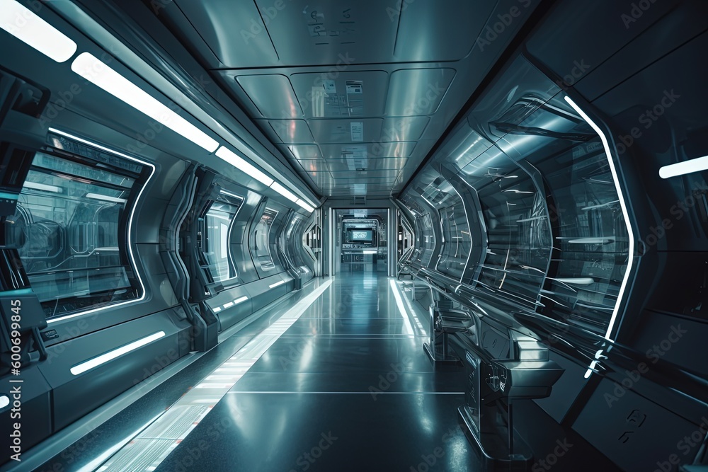 futuristic theme architecture design concept, spaceship bridge room or transportation cabin with bright light, background backdrop, Generative Ai futuristic theme architecture design concept, spaceship bridge room or transportation cabin with bright light, background backdrop, Generative Ai