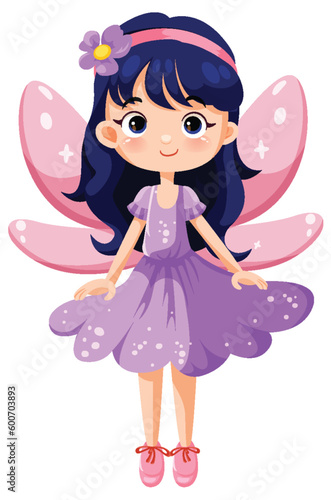 Cute Fairy Princess Cartoon Character
