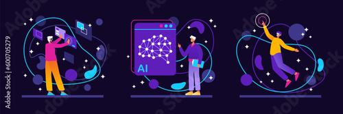 Simple interface, touch screen. Touch control. Use of artificial intelligence