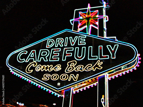 Photography welcome to Las Vegas city sign