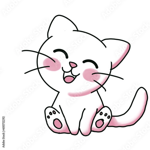 A cute little cat