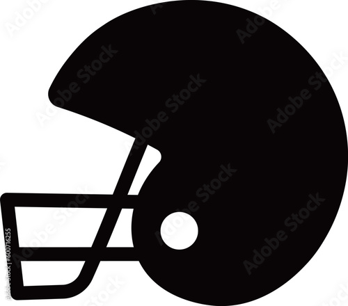 アメリカンフットボール　ヘルメット　アイコン photo