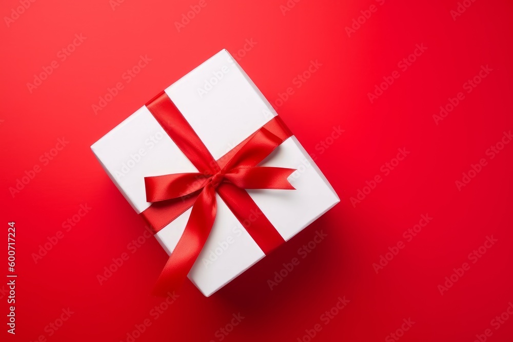 White gift box magic party. Generate Ai White gift box magic party. Generate Ai