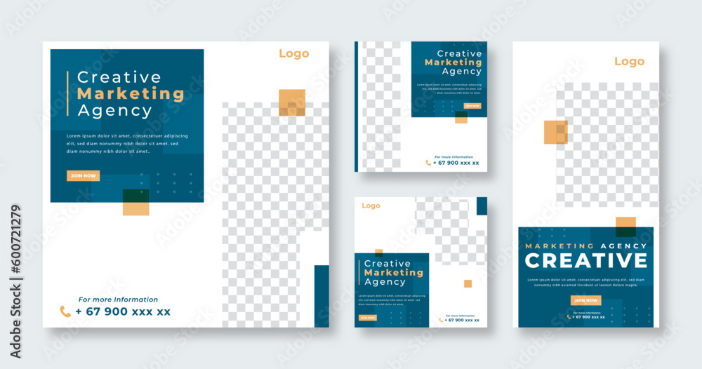 Digital Marketing Agency Social Media Post for Online Marketing Promotion Banner, Story and Web Internet Ads Flyer Digital Marketing Agency Social Media Post for Online Marketing Promotion Banner, Story and Web Internet Ads Flyer