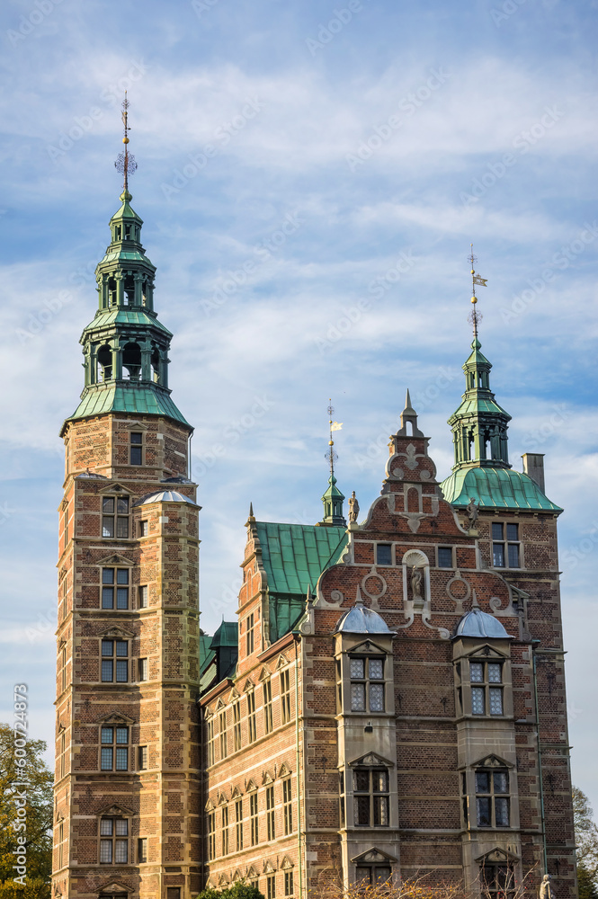 Rosenborg renaissance Castle in Copenhagen, Denmark
