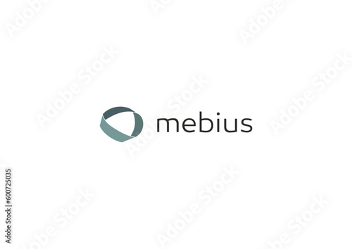 Template logo design solution with mebius ribbon image