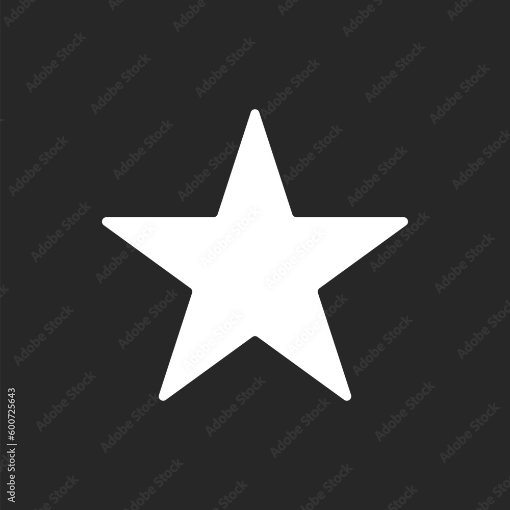 Obraz premium star on black background