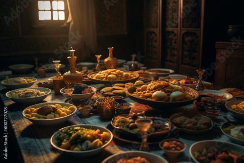 Arabic iftar in Ramadan 