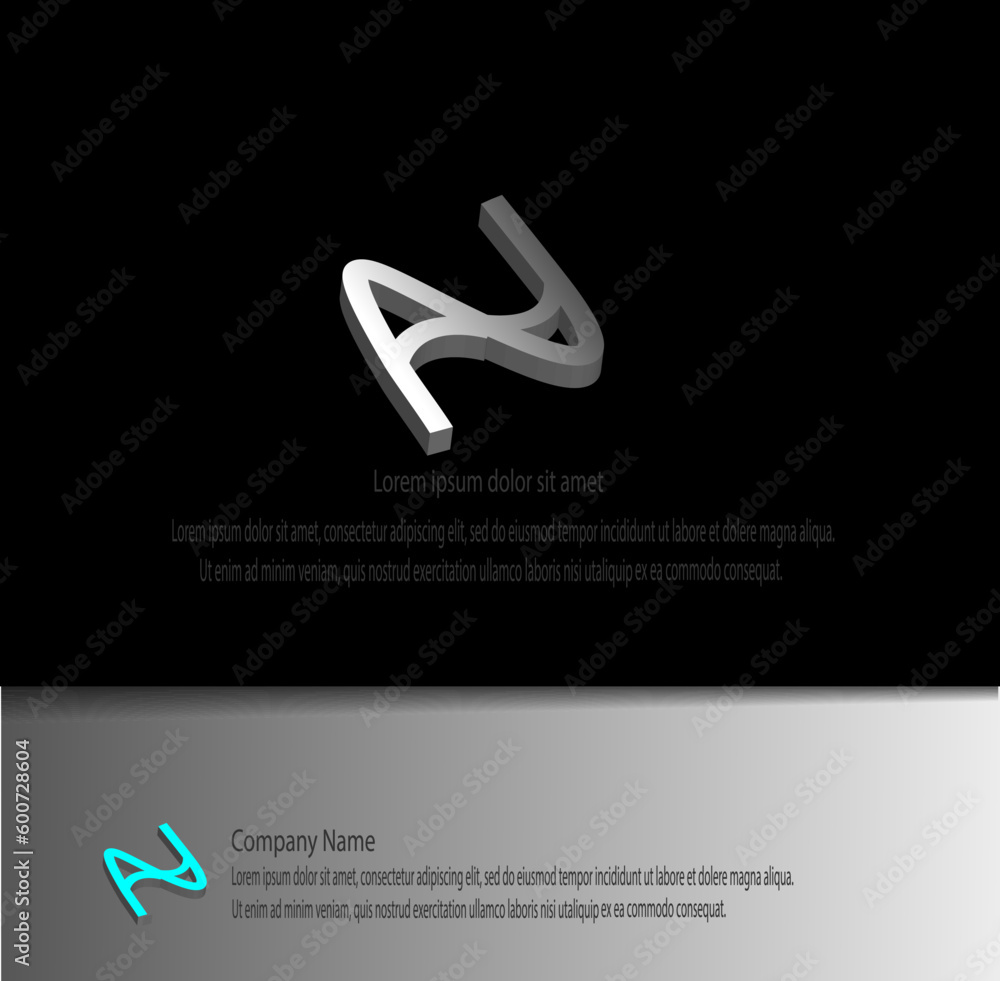 a simple logo with a combined letter model is perfect for your company branding a simple logo with a combined letter model is perfect for your company branding