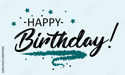 Canvas Print Happy Birthday