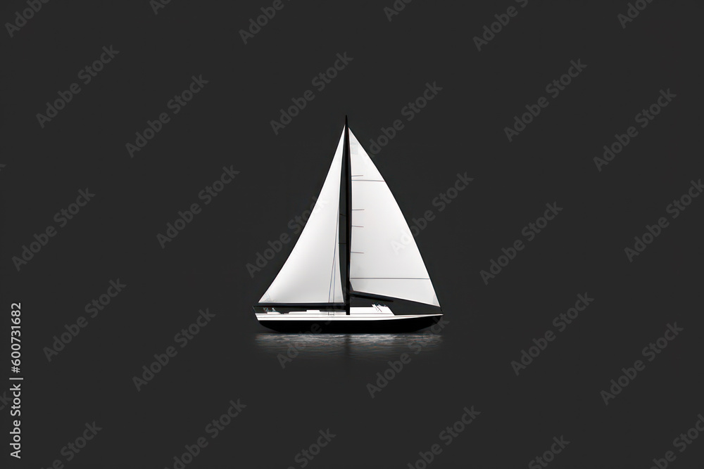 sailing ship minimalist logo generative ai sailing ship minimalist logo generative ai