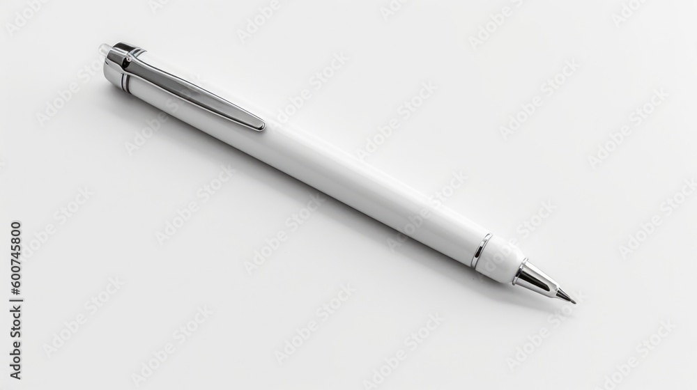 Mechanical pencil isolated on white background. Generative AI Mechanical pencil isolated on white background. Generative AI