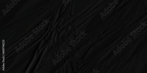 Black paper texture. black wrinkled paper texture. Black crumpled paper texture. Black crumpled and top view textures can be used for background of text or any contents .