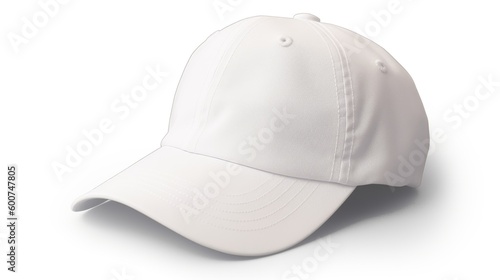 Tennis hat isolated on white background. Generative AI